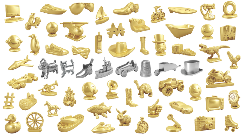 Click the image for a detailed look at all the new Monopoly tokens.